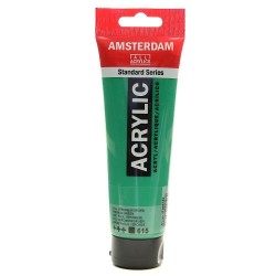 AMSTERDAM ACRYLIC 120ml N.615 EMERALD GREEN