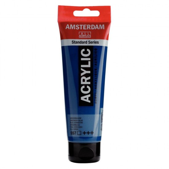 AMSTERDAM ACRYLIC 120ml N.557 GREENISH BLUE