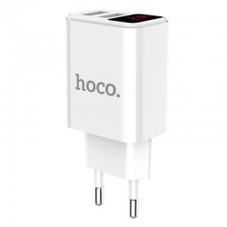 HOCO C63A VICTORIA ΦΟΡΤΙΣΤΗΣ DUAL USB ΜΕ LED DIGITAL DISPLAY