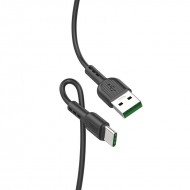 HOCO X33 SURGE ΚΑΛΩΔΙΟ USB ΣΕ TYPE-C 5A 1m ΜΑΥΡΟ
