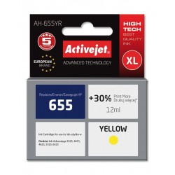 ACTIVEJET INK FOR HEWLETT PACKARD 655 YELLOW CZ112AE ΜΕΛΑΝΙ ΣΥΜΒΑΤΟ