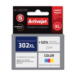 ACTIVEJET INK FOR HP 302XL COLOUR F6U67AE ΜΕΛΑΝΙ ΣΥΜΒΑΤΟ