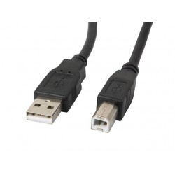 LANBERG CA-USBA-11CC-0018-BK USB CABLE 1.8 M USB 2.0 USB B BLACK (ΕΚΤΥΠΩΤΗ)