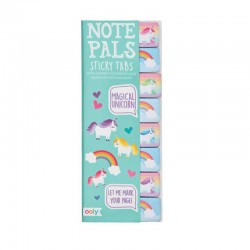 OOLY 121-035 NOTE PALS STICKY TABS - MAGICAL UNICORNS