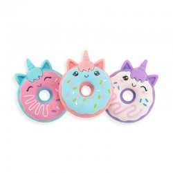 OOLY 112-090 MAGIC BAKERY UNICORN DONUTS SCENTED ERASERS - ΣΕΤ ΤΩΝ 3