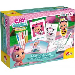 LISCIANI 83466 CRY BABIES MAGIC TEARS COLORING WITH SCENTED MARKERS - ΣΕΤ ΖΩΓΡΑΦΙΚΗΣ