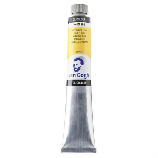 TALENS VAN GOGH WATERSOLUBLE OIL COLOURS 268 AZO YELLOW LIGHT 60ML
