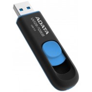 ADATA DASHDRIVE UV128 128GB USB FLASH DRIVE USB TYPE-A 3.2 GEN 1 (3.1 GEN 1) BLACK, BLUE