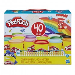 PLAY-DOH E9413 ΠΛΑΣΤΕΛΙΝΗ BAZAKIA 40 τμχ. - MODELING COMPOUND 40-PACK