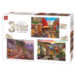 KING PUZZLE CLASSIC COLLECTION 3 ΠΑΖΛ 1000τμχ. 56073