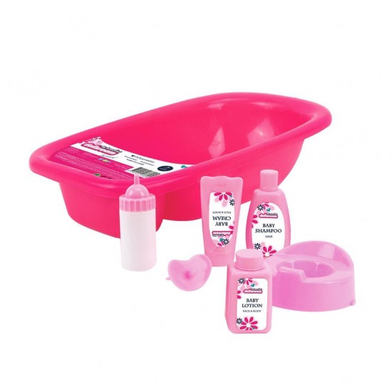 DOLLS ROOM ΣΕΤ ΜΠΑΝΙΟΥ ΓΙΑ ΜΩΡΟ DOLLS BATH 7τμχ. DOLLS ROOM ΣΕΤ ΜΠΑΝΙΟΥ ΓΙΑ ΜΩΡΟ DOLLS BATH 7τμχ.