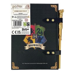 HARRY POTTER NOTEBOOK AND WAND PENCIL SET