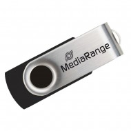 MEDIARANGE USB 2.0 FLASH DRIVE 128GB BLACK/SILVER